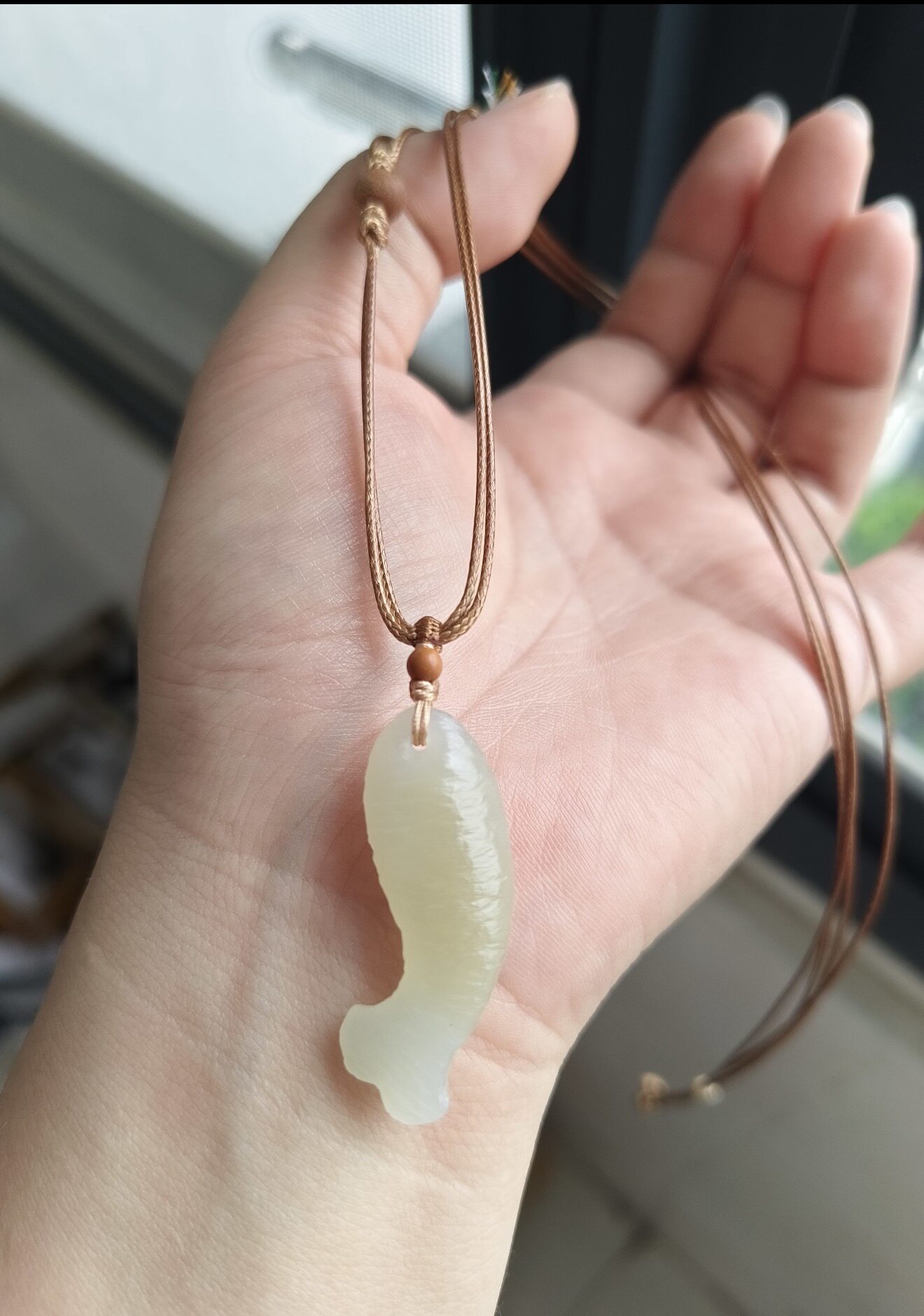 手工编织项链绳子吊坠挂件玉佩翡翠黄金蜜蜡男女款可调节蜡皮绳