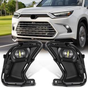 适用于 2024-2025丰田汉兰达Grand Highlander 前杠LED日行灯雾灯