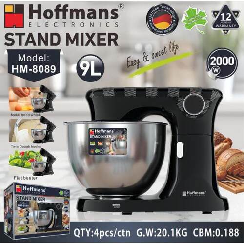 出口Hoffmans 搅拌器8089Stand Hand Mixer 0.18cbm