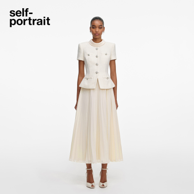 self-portrait小香假两件连衣裙