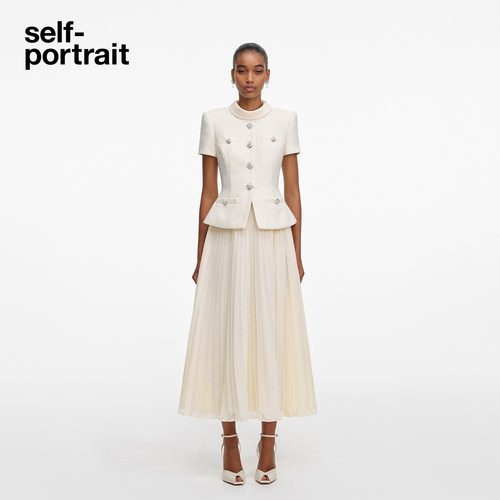 self-portrait小香假两件连衣裙