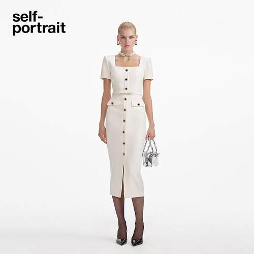 self-portrait短袖连衣裙