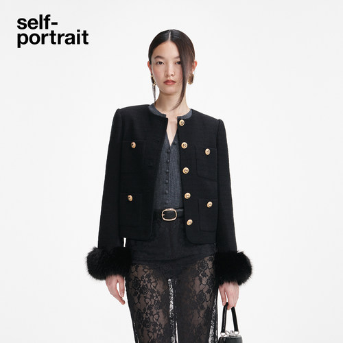 self-portrait小香风短外套