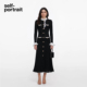 self 黑宫廷风撞色蕾丝领针织连衣裙 经典 portrait 2026春夏新款