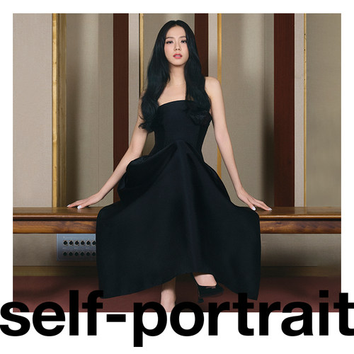 self-portrait塔夫绸连衣裙