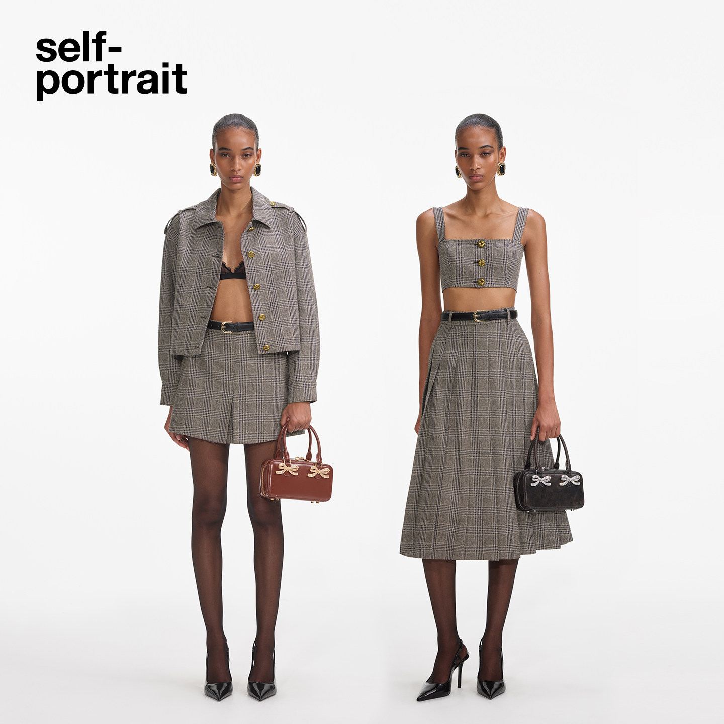 self-portrait翻领短外套