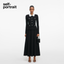 赵丽颖同款 经典 self 2026早春新款 黑针织连衣裙长裙 portrait