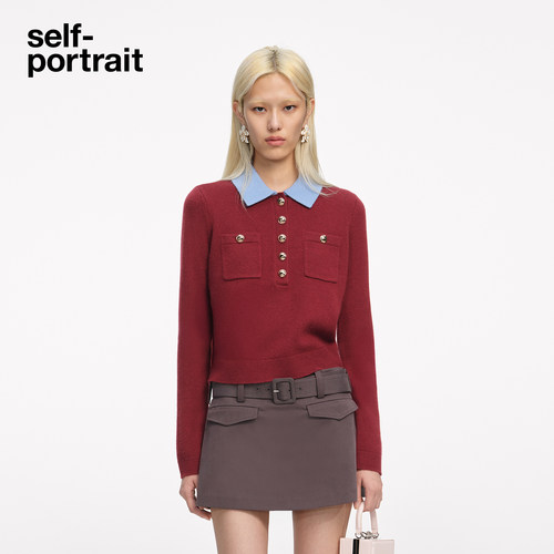 self-portrait羊毛羊绒针织