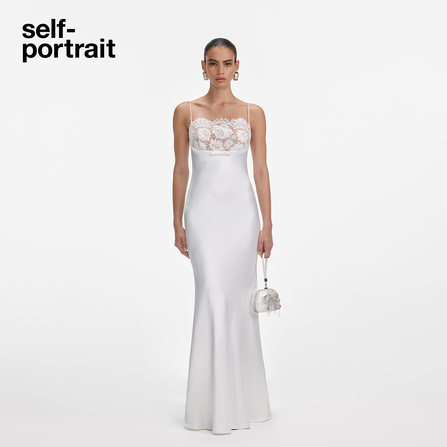 self-portrait轻婚纱礼服连衣裙