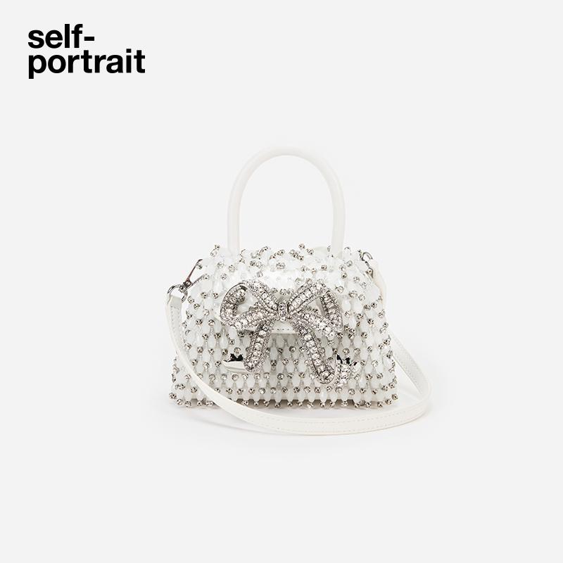 self-portrait蝴蝶结手提包