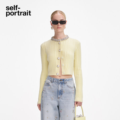 self-portrait针织毛衫外套