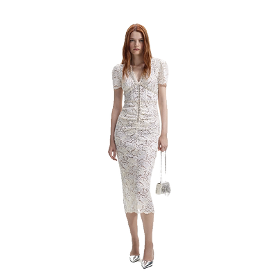 self-portrait蕾丝订婚SP连衣裙