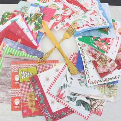 2000PCs Christmas Party Paper Napkins Decoupage Wholesale