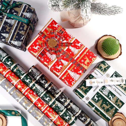 Christmas Gift Wrapping Paper Roll 圣诞节礼物包装纸卷大尺寸