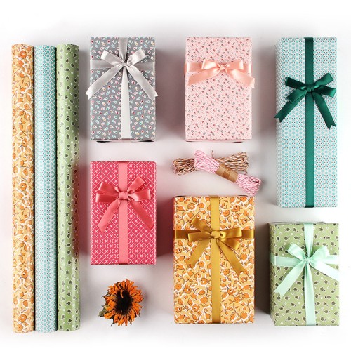 Spring Flower Gift Wrapping Paper 春夏碎花节日生日礼物包装纸