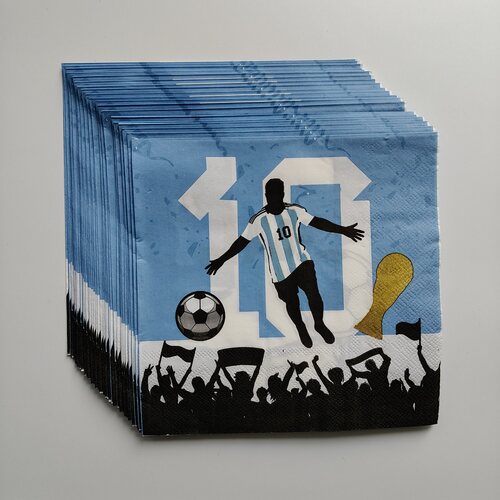 梅西球衣印花派对纸巾 Messi Jersey Decorative Paper Napkins