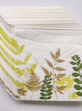 Decoupage Paper Napkins Wedding  酒店婚礼蝶骨巴特花草餐巾纸