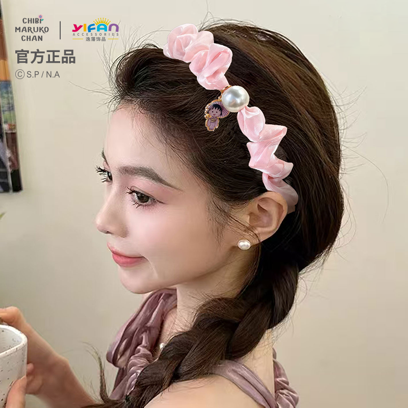 小丸子周边发饰头箍蝴蝶发夹樱桃系列组合套装正版官方授权樱桃