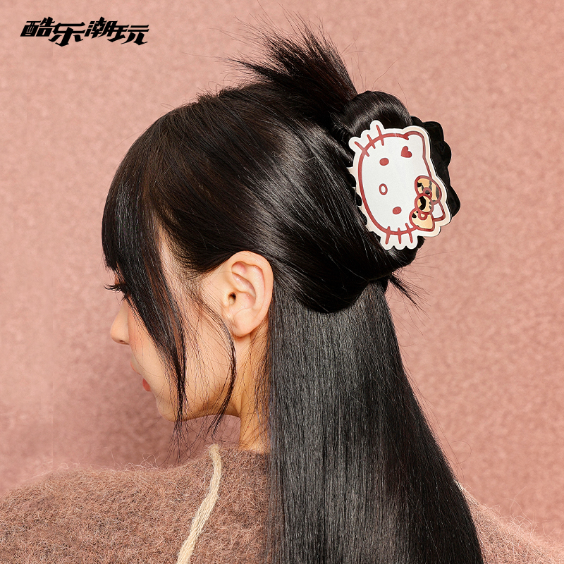 酷乐潮玩三丽鸥kt猫系列发夹可爱发卡头饰发饰发抓侧边刘海夹女生