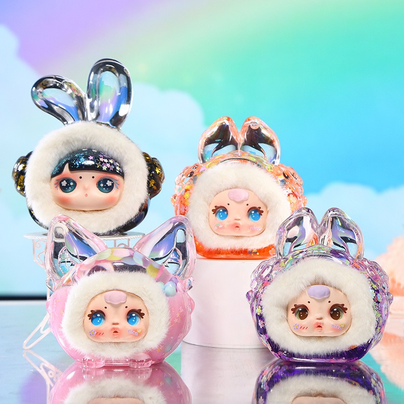 酷乐潮玩糖果乐园盲盒摆件可爱卡通创意少女心桌面摆件萌粒礼物女