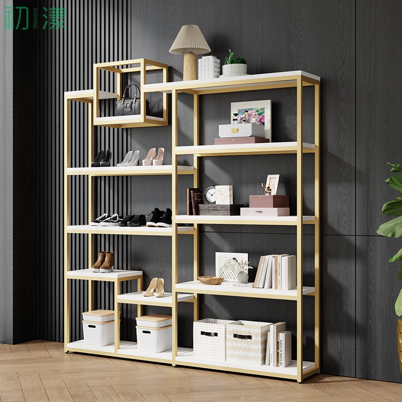 鞋子展示架鞋店鞋架置物架包包货架高跟鞋陈列架靠墙服装店展示柜