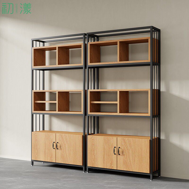 办公室隔断置物架铁艺屏风饭店卡座矮隔断花架饭厅绿植围栏工业风