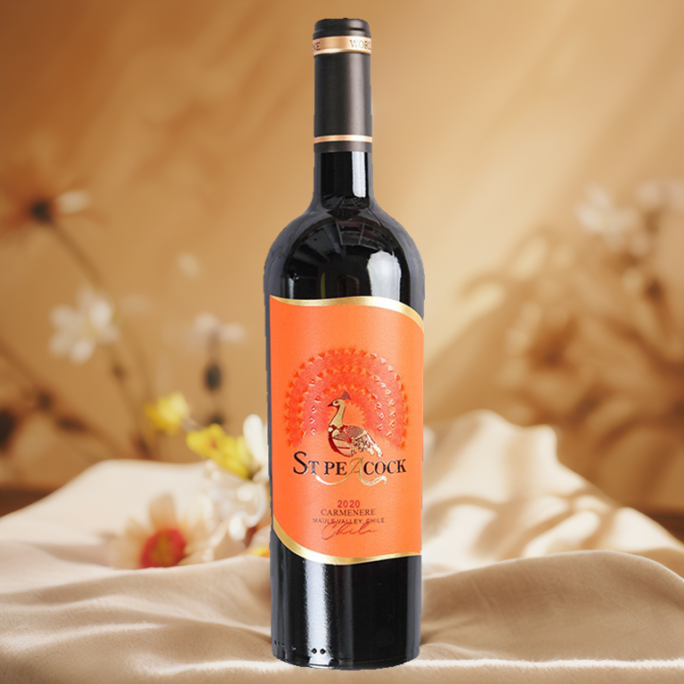 2020智利原瓶进口圣孔雀佳美娜葡萄酒干红13度低度红酒珍藏级,酒类,干红静态葡萄酒,淘宝优惠券,粉丝福利购,淘宝优惠卷