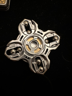 神谕音叉联动炫酷陀螺指尖陀螺手指解压玩具随身EDC钛合金不锈钢