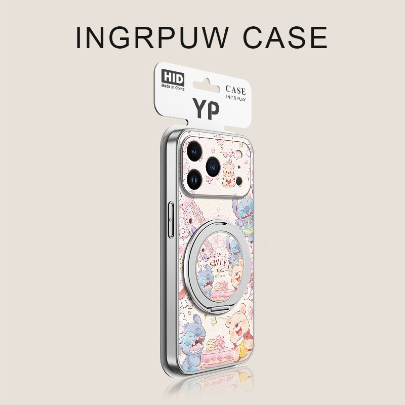 适用苹果15手机壳iphone17ProMax/苹果16/14新款13磁吸支架硅胶软11/12女款16plus卡通小羊皮air可爱萌宠乐园