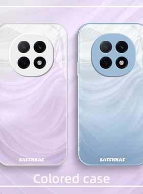 蓝色丝绸适用oppoa5pro手机壳新款oppo a5pro保护套金属漆玻璃硅胶a5por全包防摔女款卡通可爱外壳