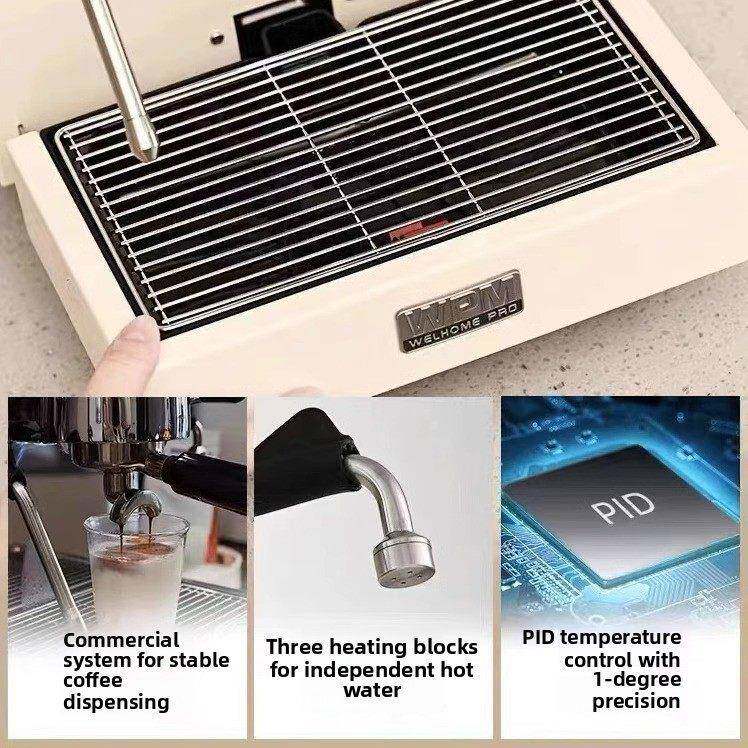 慧佳咖啡机小型家用半自动Welhome Kd-310P现磨咖啡办公室商用