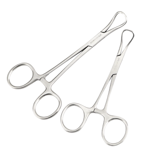 天工帕巾钳布巾钳抓布钳子创巾钳尖头夹头美容整形双眼皮手术工具