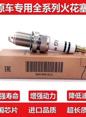 适配奥迪A6LA3Q3A4LQ5Q7A8TT途观迈腾昊锐CC德国原厂双铂金火花塞