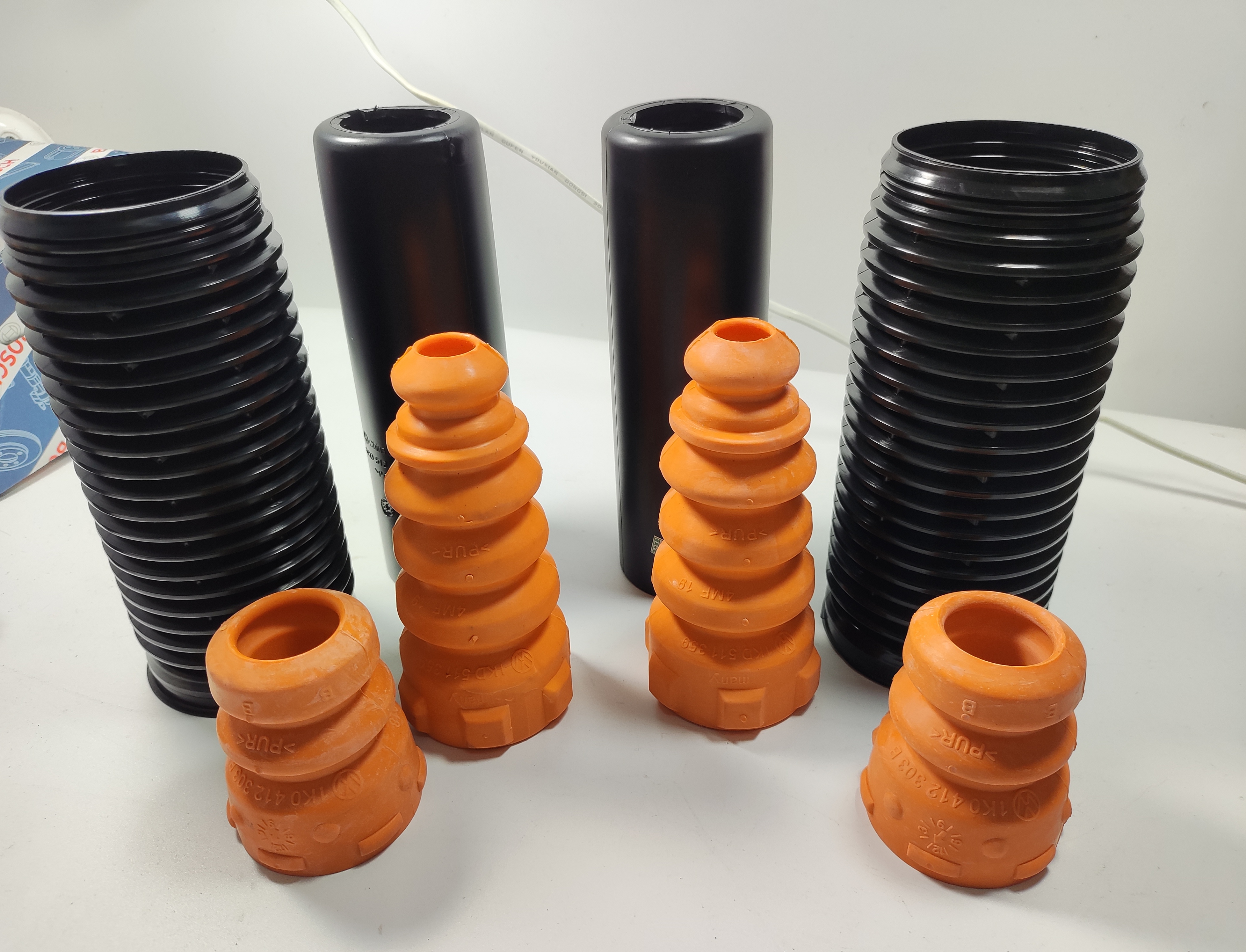 速腾CC迈腾高6新帕萨特途安途观明锐前后减震器缓冲胶套块防尘套