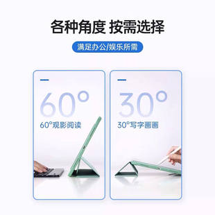 适用iPadMini7保护壳2025新款平板套迷你6苹果8.3寸三折防摔防弯轻薄mini7支架全包壳A2993硅胶软壳