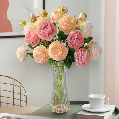 仿真花高级感逼真摆件客厅插花