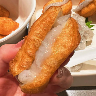 油条虾滑馅酥脆大颗粒网红油炸小吃点心半成品宵夜家用涮煮油条