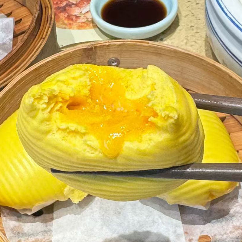 【加热即食】流沙包半成品粤式早餐糕点夹心小面包广东商用预制