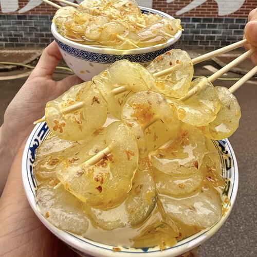 桂花阿达子糯米小丸子小汤圆