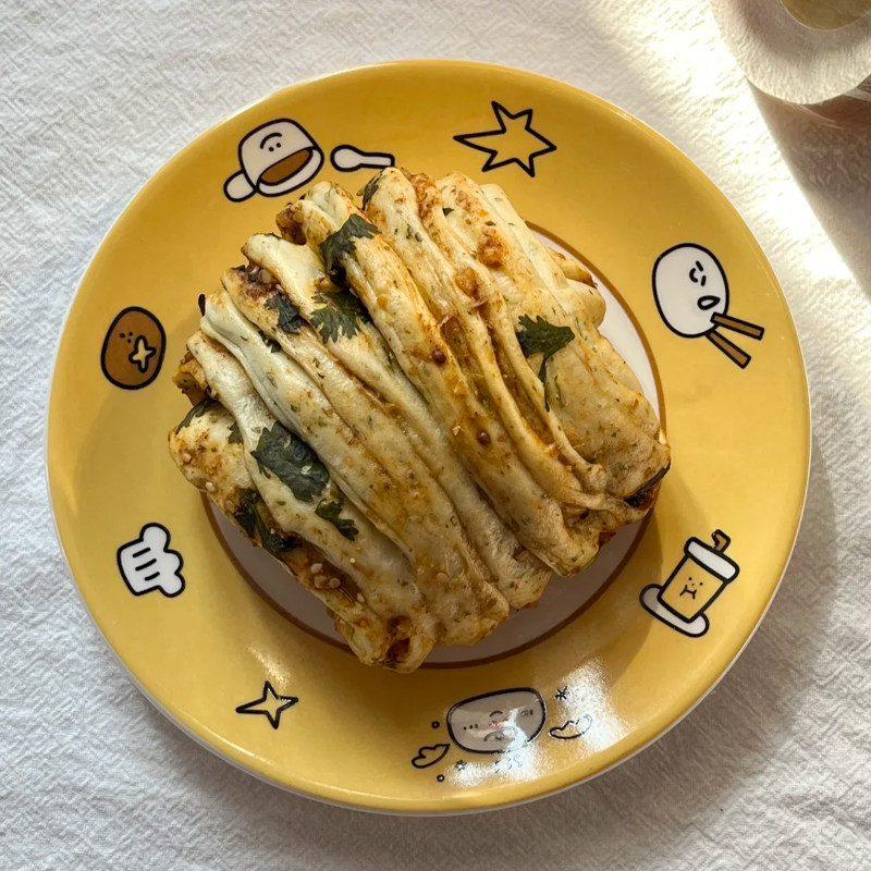 香菜肉花卷手工鲜香猪肉花卷营养健康懒人代餐中式面点休闲小吃