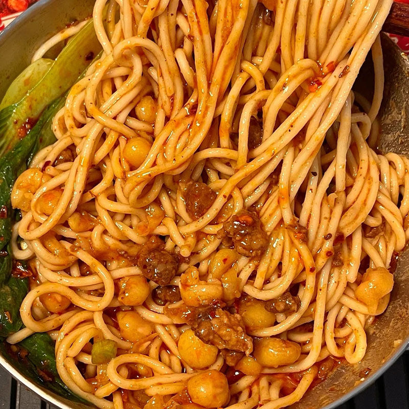 豌杂面懒人早餐速食干拌粉米粉宵夜特色小吃正宗豌杂粉湖北特产