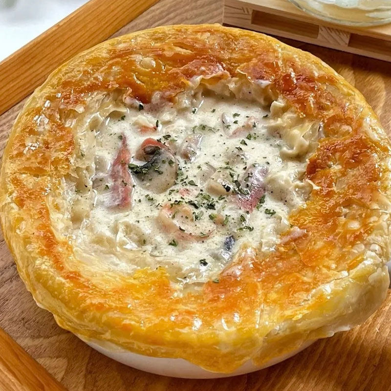 早餐速食汤鸡茸菌菇汤家用袋装美