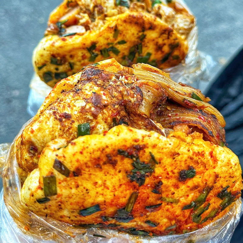 烤饼夹串佳木斯特色烧烤肉