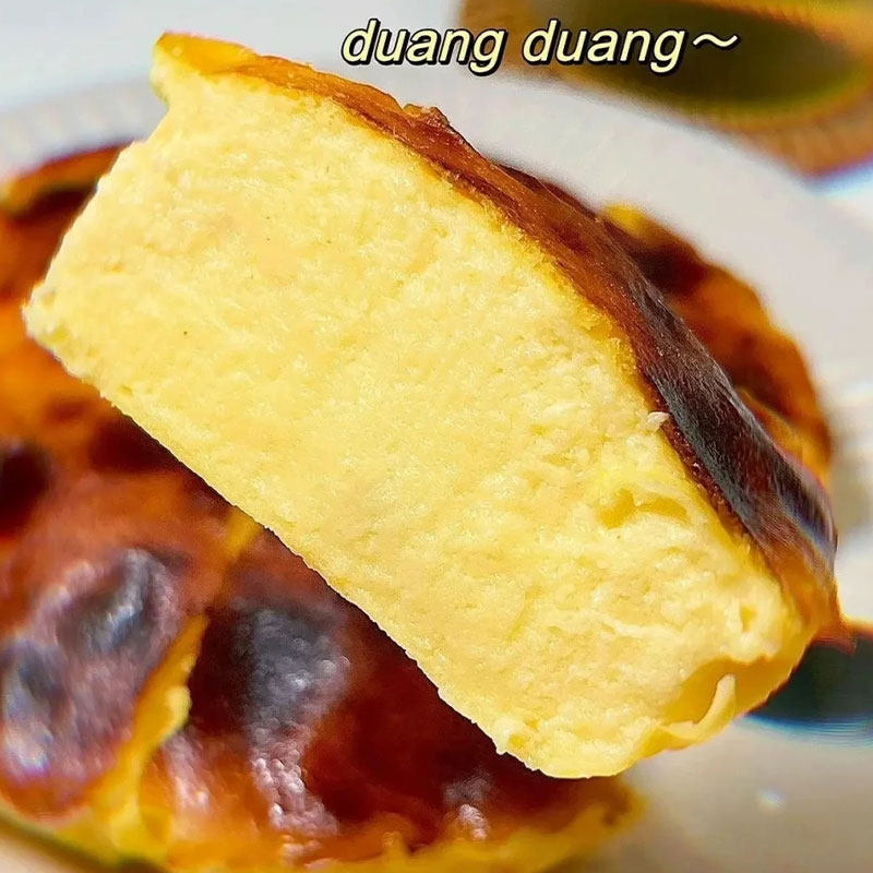 【配料干净】巴斯克蛋糕半熟芝士不甜腻冷链发货网红西式蛋糕点心