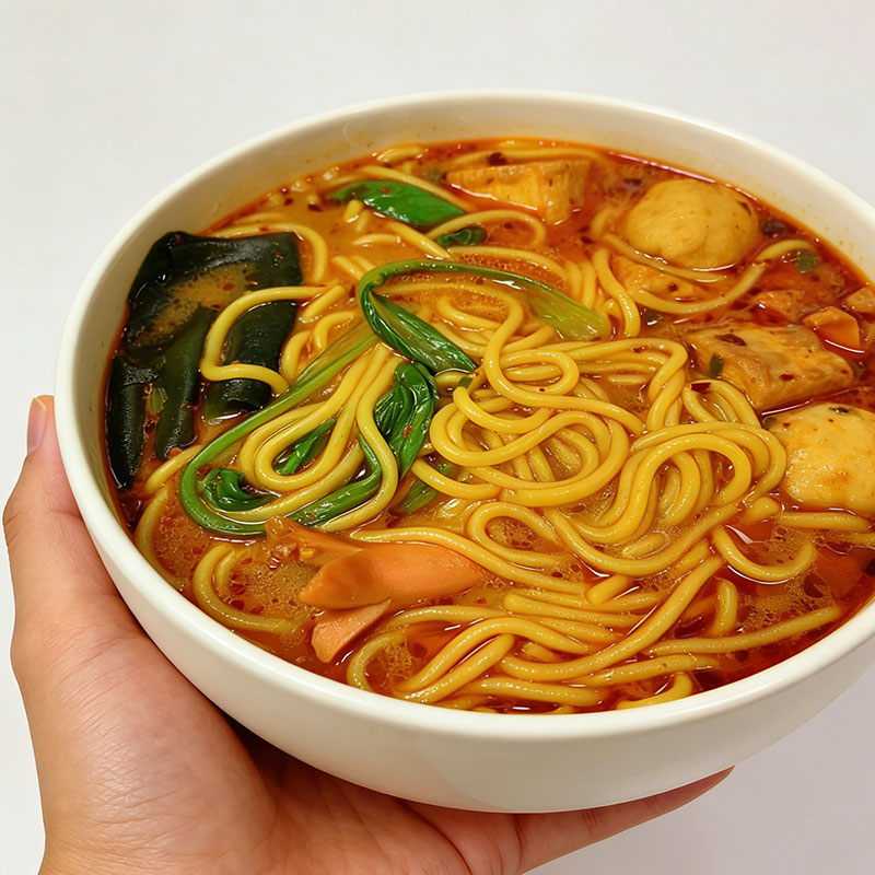 鲜面东北黄面条主食代餐拌面