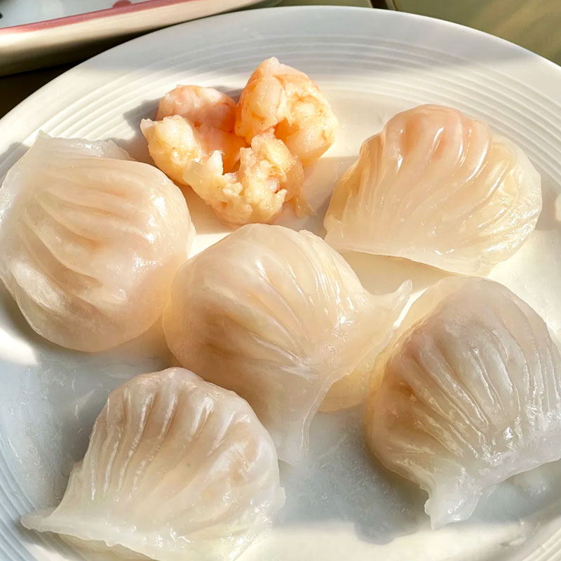 虾肉挤袋早餐冷冻半成品煮汤美食