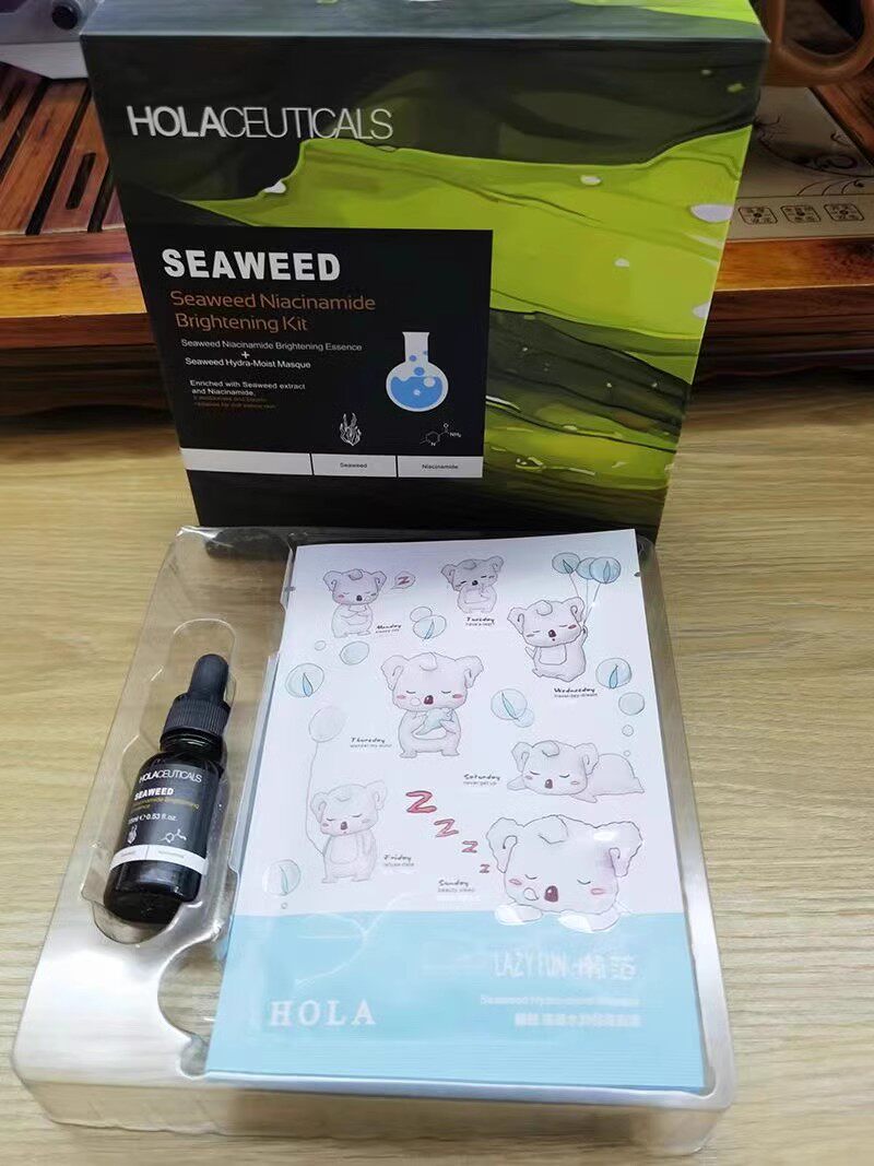 Hola/赫拉海藻烟酰胺原液焕颜精华液(1号)肌底透亮精华改善暗沉