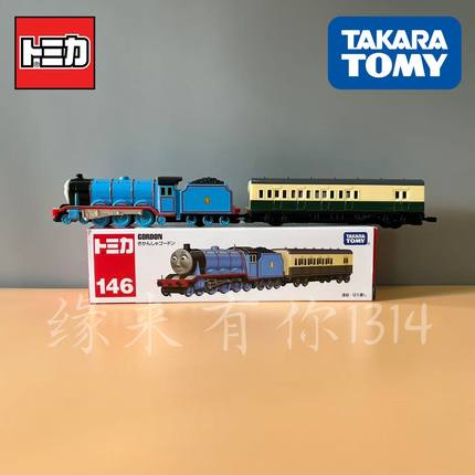 TOMY多美卡合金车模型tomica长款车146号高登托马斯小火车玩具男