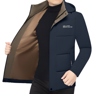 杭州四季青外套男装2026冬季新款中年男士棉衣爸爸冬装外套高档棉