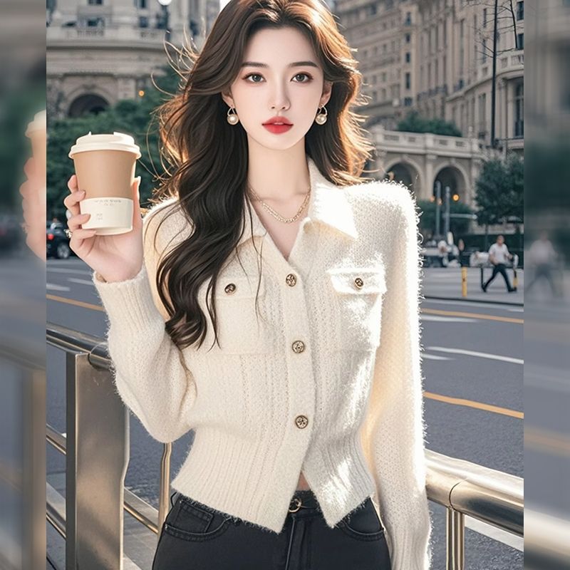 2025广州十三行女装保暖毛衣穿2024新款设计感小众修身打底针织衫